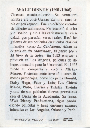 Biografia Walt Disney Atras